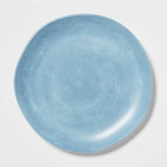 NWT – (set of 4)  Blue 11" Melamine Plate - Threshold - Picture 1 of 2